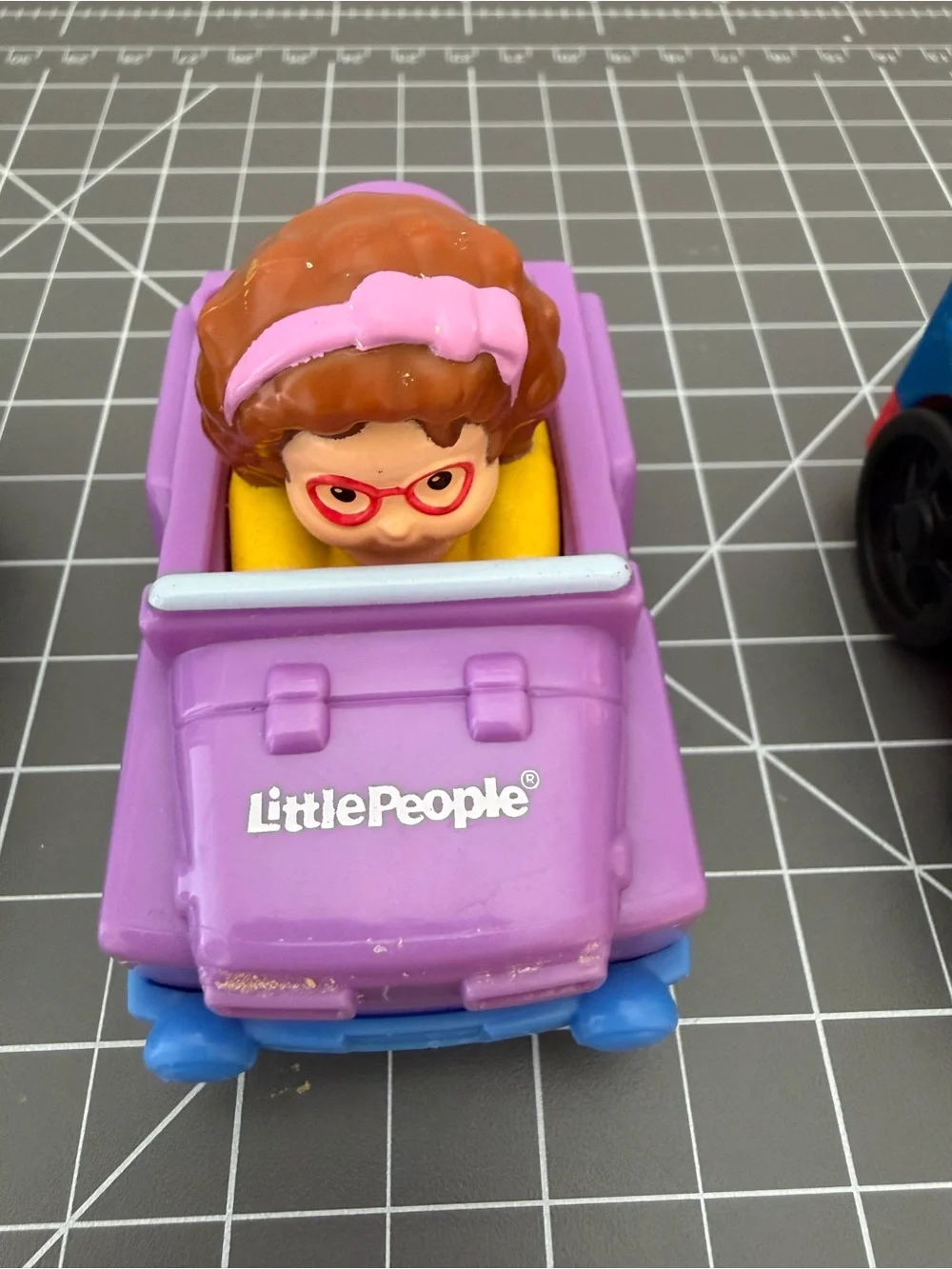 Fisher-Price Little People wheelies  3-Vehicle Set in Blue, Purple & White